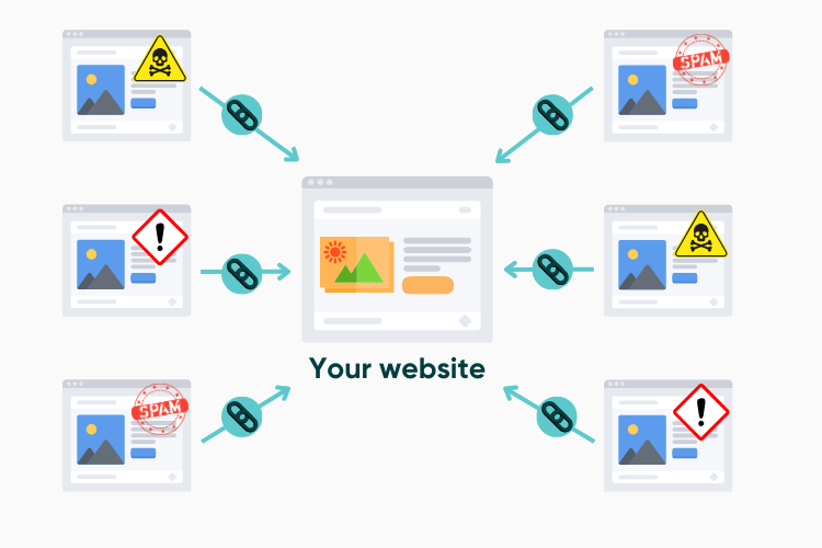 Spam backlink profile is dangerous