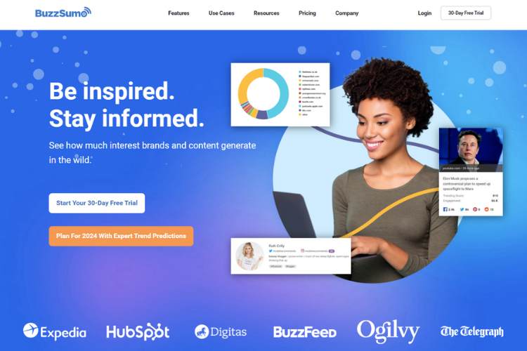 Check backlinks with BuzzSumo